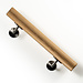 Eiken trapleuning | Sleutelgat 60 mm