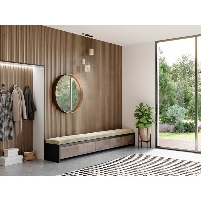 Wandpaneel Bronze Jungle - 30 x 277 cm - Luxury Collection