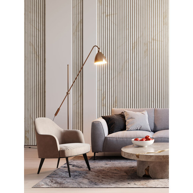 Wandpaneel Gold Marble - 30 x 277 cm - Luxury Collection