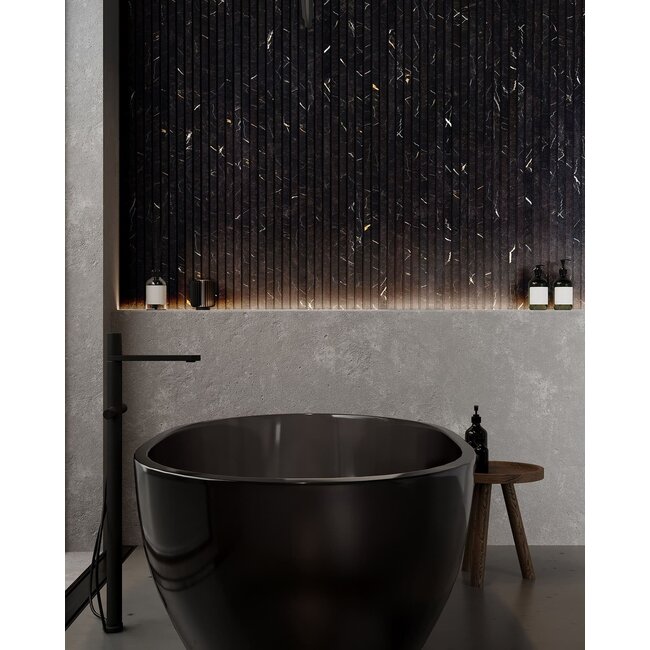 Black Marble wandpaneel -  Badkamerpaneel - 30 x 277 cm