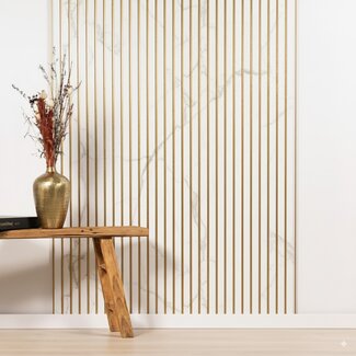 Wandpaneel Gold Marble - 30 x 277 cm - Luxury Collection