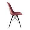Kick Collection Kuipstoel Velvet Roze - Zwart frame Kick Collection Kuipstoel Velvet Roze - Zwart frame