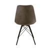 Kick Collection Kuipstoel Velvet Taupe - Zwart frame Kick Collection Kuipstoel Velvet Taupe - Zwart frame