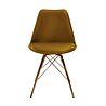 Kick Collection Kuipstoel Velvet Goud - Goud frame Kick Collection Kuipstoel Velvet Goud - Goud frame