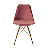 Kick Collection Kuipstoel Velvet Roze - Goud frame Kick Collection Kuipstoel Velvet Roze - Goud frame