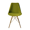 Kick Collection Kuipstoel Velvet Groen - Goud frame Kick Collection Kuipstoel Velvet Groen - Goud frame