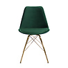 Kick Collection Kuipstoel Velvet Donker Groen - Goud frame Kick Collection Kuipstoel Velvet Donker Groen - Goud frame