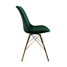 Kick Collection Kuipstoel Velvet Donker Groen - Goud frame Kick Collection Kuipstoel Velvet Donker Groen - Goud frame