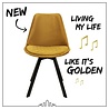 Kick Collection Eetkamerstoel Soof - Goud Kick Collection Eetkamerstoel Soof - Goud