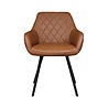 Kick Collection Eetkamerstoel Karl - Cognac Kick Collection Eetkamerstoel Karl - Cognac