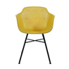 Kick Collection Buitenstoel Indy Geel - Zwart frame Kick Collection Buitenstoel Indy Geel - Zwart frame