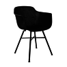 Kick Collection Buitenstoel Indy Zwart - Zwart frame Kick Collection Buitenstoel Indy Zwart - Zwart frame