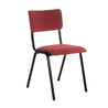 Kick Collection Schoolstoel Cas - Velvet Rood Kick Collection Schoolstoel Cas - Velvet Rood