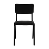 Kick Collection Schoolstoel Cas - Velvet Zwart Kick Collection Schoolstoel Cas - Velvet Zwart