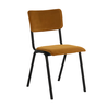 Kick Collection Schoolstoel Cas - Velvet Goud Kick Collection Schoolstoel Cas - Velvet Goud
