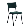 Kick Collection Schoolstoel Cas - Velvet Donker Groen Kick Collection Schoolstoel Cas - Velvet Donker Groen