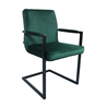 Kick Collection Eetkamerstoel Jim - Velvet Groen Kick Collection Eetkamerstoel Jim - Velvet Groen