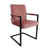 Kick Collection Eetkamerstoel Jim - Velvet Roze Kick Collection Eetkamerstoel Jim - Velvet Roze