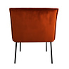 Kick Collection Fauteuil Lola - Velvet Oranje Kick Collection Fauteuil Lola - Velvet Oranje