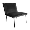 Kick Collection Fauteuil Lola - Velvet Antraciet Kick Collection Fauteuil Lola - Velvet Antraciet