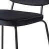 Urban Lifestyle Vender Velvet Eetkamerstoel Zwart Urban Lifestyle Vender Velvet Eetkamerstoel Zwart