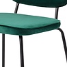 Urban Lifestyle Vender Velvet Eetkamerstoel Groen Urban Lifestyle Vender Velvet Eetkamerstoel Groen