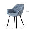 Urban Lifestyle Boston Vegan Leer Eetkamerstoel Indigo Urban Lifestyle Boston Vegan Leer Eetkamerstoel Indigo