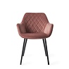 Urban Lifestyle Boston Velvet Eetkamerstoel Roze Urban Lifestyle Boston Velvet Eetkamerstoel Roze