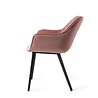 Urban Lifestyle Boston Velvet Eetkamerstoel Roze Urban Lifestyle Boston Velvet Eetkamerstoel Roze
