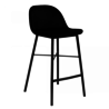 Kick Collection Barkruk Jeff - Velvet Zwart Kick Collection Barkruk Jeff - Velvet Zwart