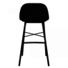 Kick Collection Barkruk Jeff - Velvet Zwart Kick Collection Barkruk Jeff - Velvet Zwart