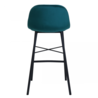 Kick Collection Barkruk Jeff - Velvet Blauw Kick Collection Barkruk Jeff - Velvet Blauw