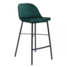 Kick Collection Barkruk Jeff - Velvet Groen Kick Collection Barkruk Jeff - Velvet Groen