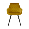 Kick Collection Eetkamerstoel Karl Velvet - Goud Kick Collection Eetkamerstoel Karl Velvet - Goud