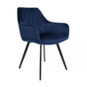 Kick Collection Eetkamerstoel Karl Velvet - Donkerblauw Kick Collection Eetkamerstoel Karl Velvet - Donkerblauw