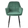 Urban Lifestyle Madison Velours Eetkamerstoel - Groen Urban Lifestyle Madison Velours Eetkamerstoel - Groen