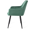 Urban Lifestyle Madison Velours Eetkamerstoel - Groen Urban Lifestyle Madison Velours Eetkamerstoel - Groen