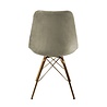 Kick Collection Kuipstoel Velvet Champagne - Goud frame Kick Collection Kuipstoel Velvet Champagne - Goud frame