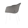 Blatt Atrani Antraciet Stof met armleuning | Witte poten Blatt Atrani Antraciet Stof met armleuning | Witte poten