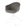 Blatt Levanzo Turn Stof Met Armleuning | Witte poten - Antraciet Blatt Levanzo Turn Stof Met Armleuning | Witte poten - Antraciet