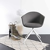 Blatt Levanzo Turn Stof Met Armleuning | Witte poten - Antraciet Blatt Levanzo Turn Stof Met Armleuning | Witte poten - Antraciet