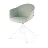 Blatt Levanzo Turn Stof Met Armleuning | Witte poten - Lichtgroen Blatt Levanzo Turn Stof Met Armleuning | Witte poten - Lichtgroen