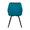 Kick Collection Eetkamerstoel Karl Velvet - Blauw Kick Collection Eetkamerstoel Karl Velvet - Blauw