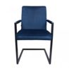 Kick Collection Eetkamerstoel Jim - Velvet Donkerblauw Kick Collection Eetkamerstoel Jim - Velvet Donkerblauw