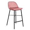 Kick Collection Barkruk Jeff Velvet- Roze Kick Collection Barkruk Jeff Velvet- Roze