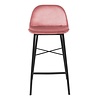 Kick Collection Barkruk Jeff Velvet- Roze Kick Collection Barkruk Jeff Velvet- Roze