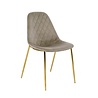 Kick Collection Design stoel Tara | Champagne | Goud frame Kick Collection Design stoel Tara | Champagne | Goud frame