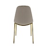 Kick Collection Design stoel Tara | Champagne | Goud frame Kick Collection Design stoel Tara | Champagne | Goud frame