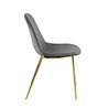Kick Collection Design stoel Tara | Grijs| Goud frame Kick Collection Design stoel Tara | Grijs| Goud frame