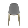 Kick Collection Design stoel Tara | Grijs| Goud frame Kick Collection Design stoel Tara | Grijs| Goud frame